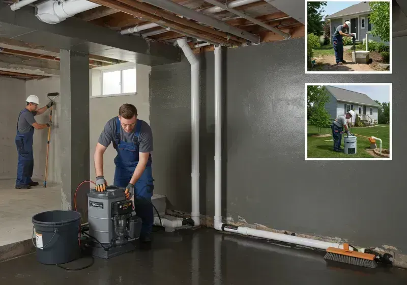 Basement Waterproofing and Flood Prevention process in McEwen, TN